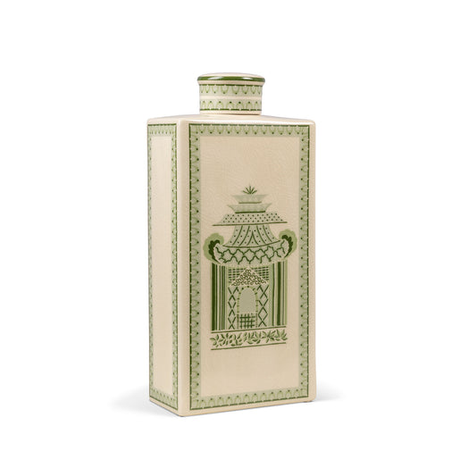 Pagoda Garden Green Large Jar