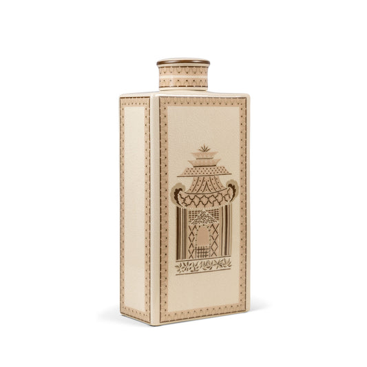 Pagoda Garden Mocha Large Jar