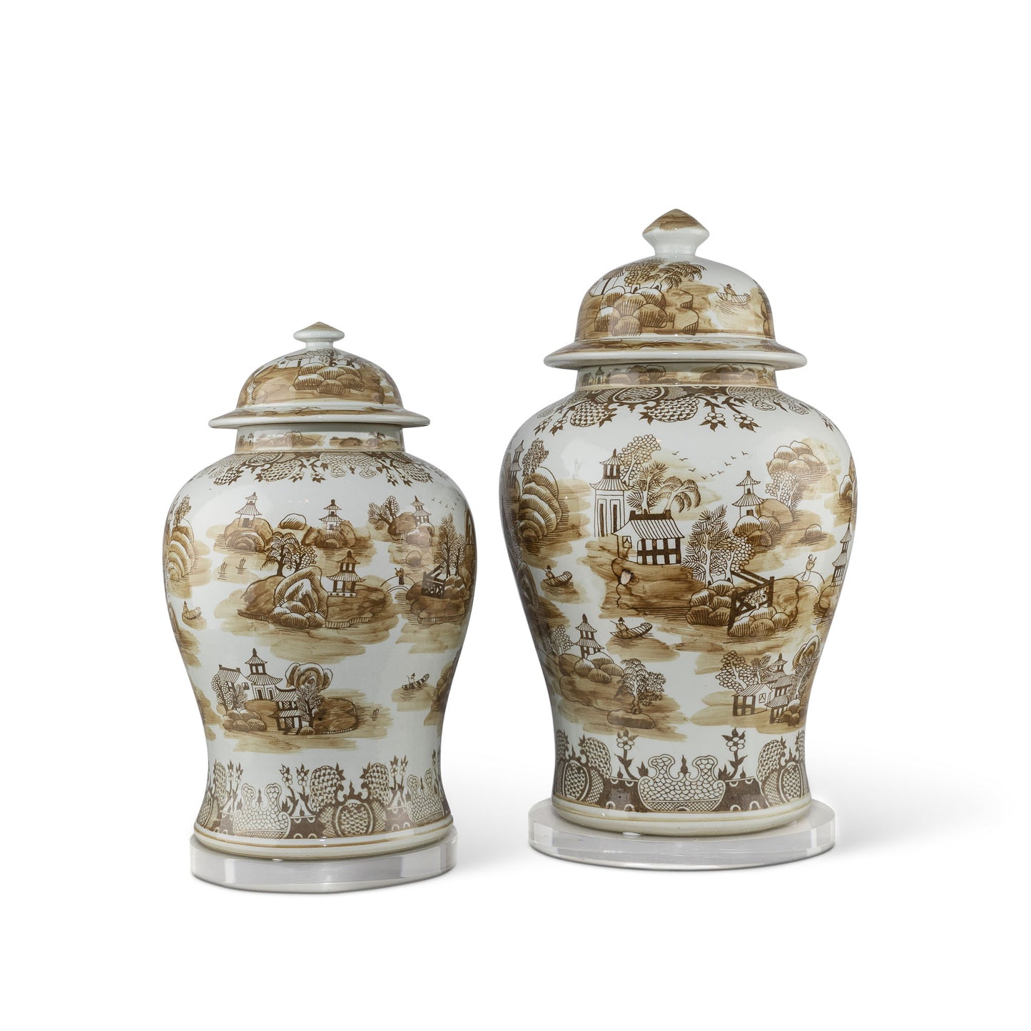 Brown Willow Medium Jar