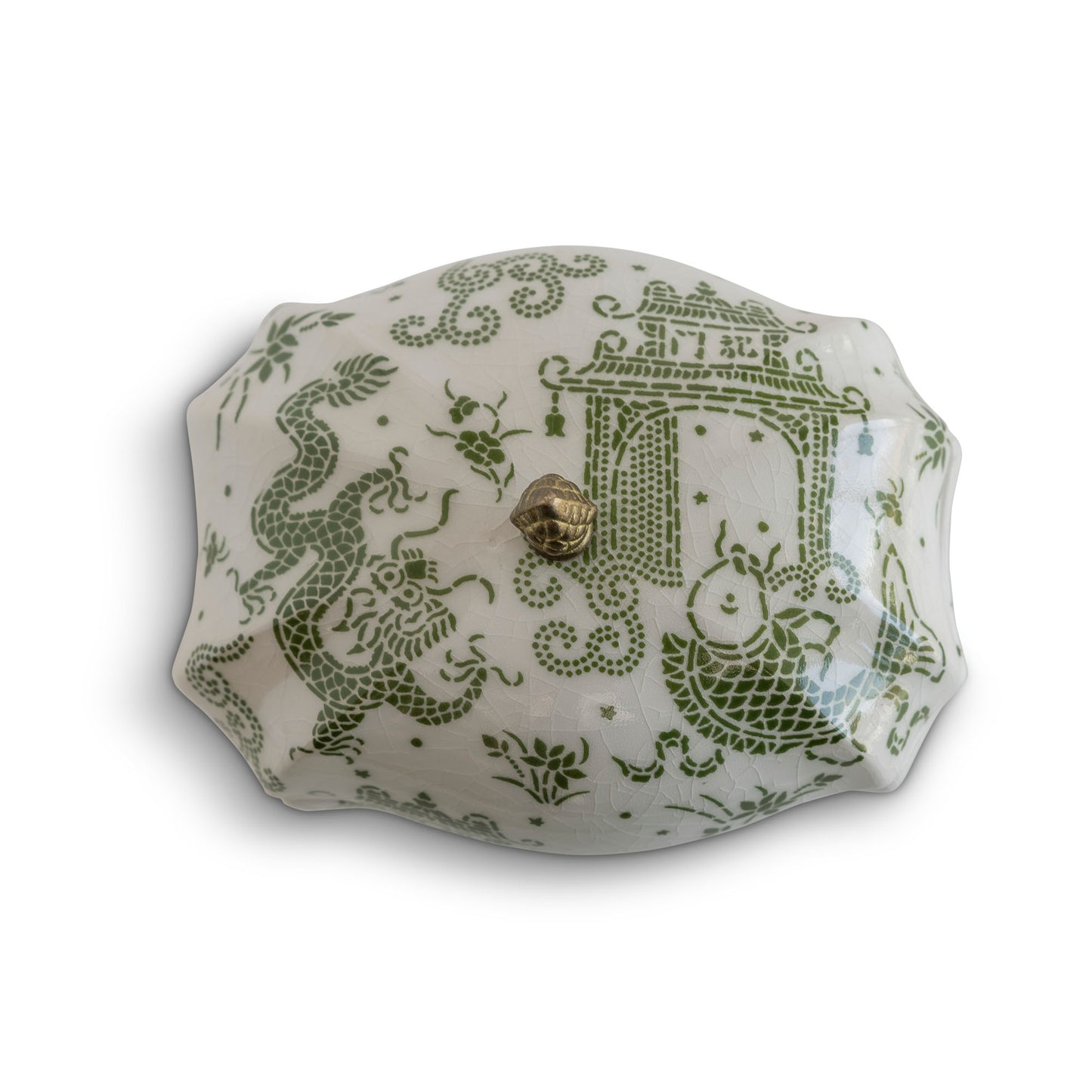 Dragon Pagoda Green Box