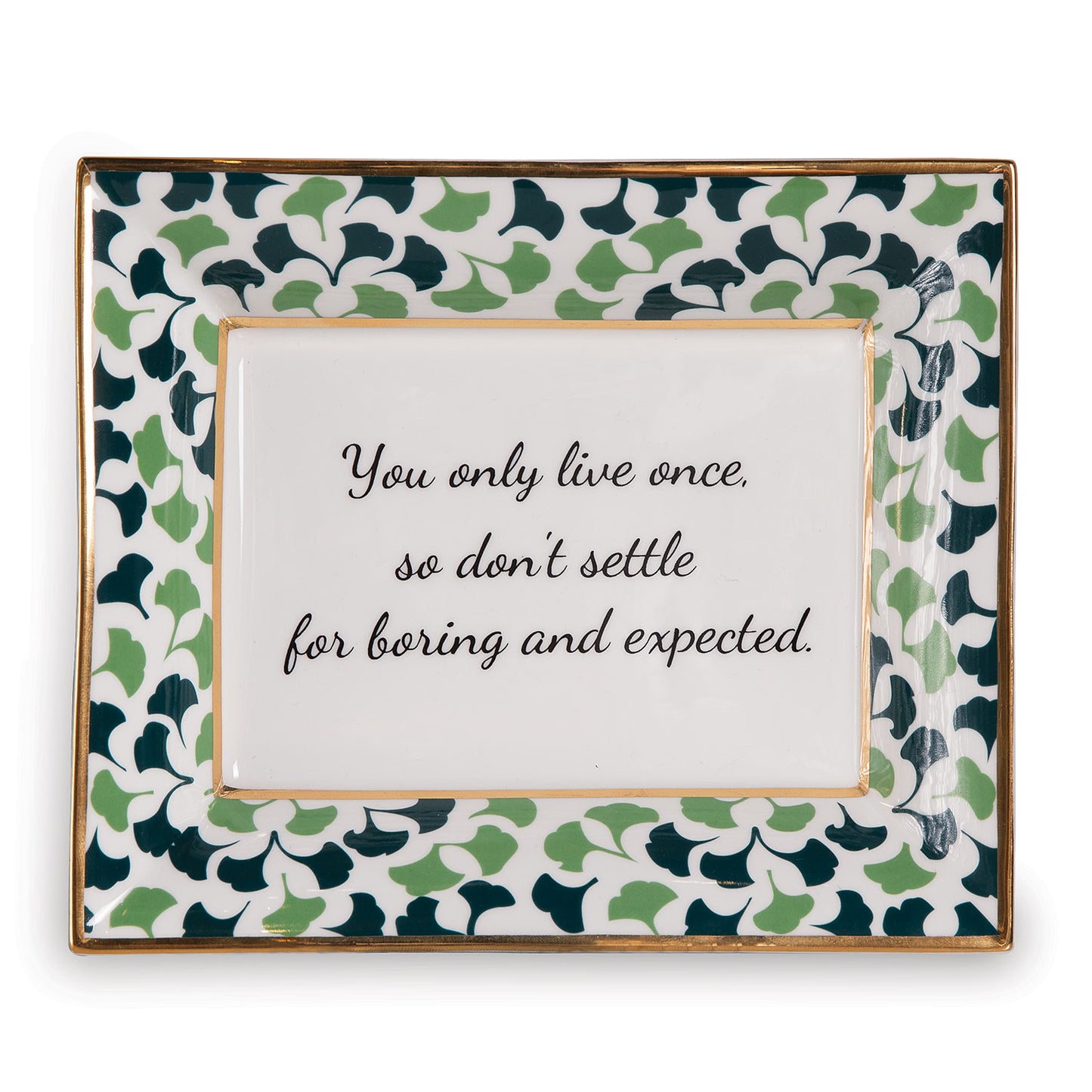 Don't Settle Plate (set of 2)