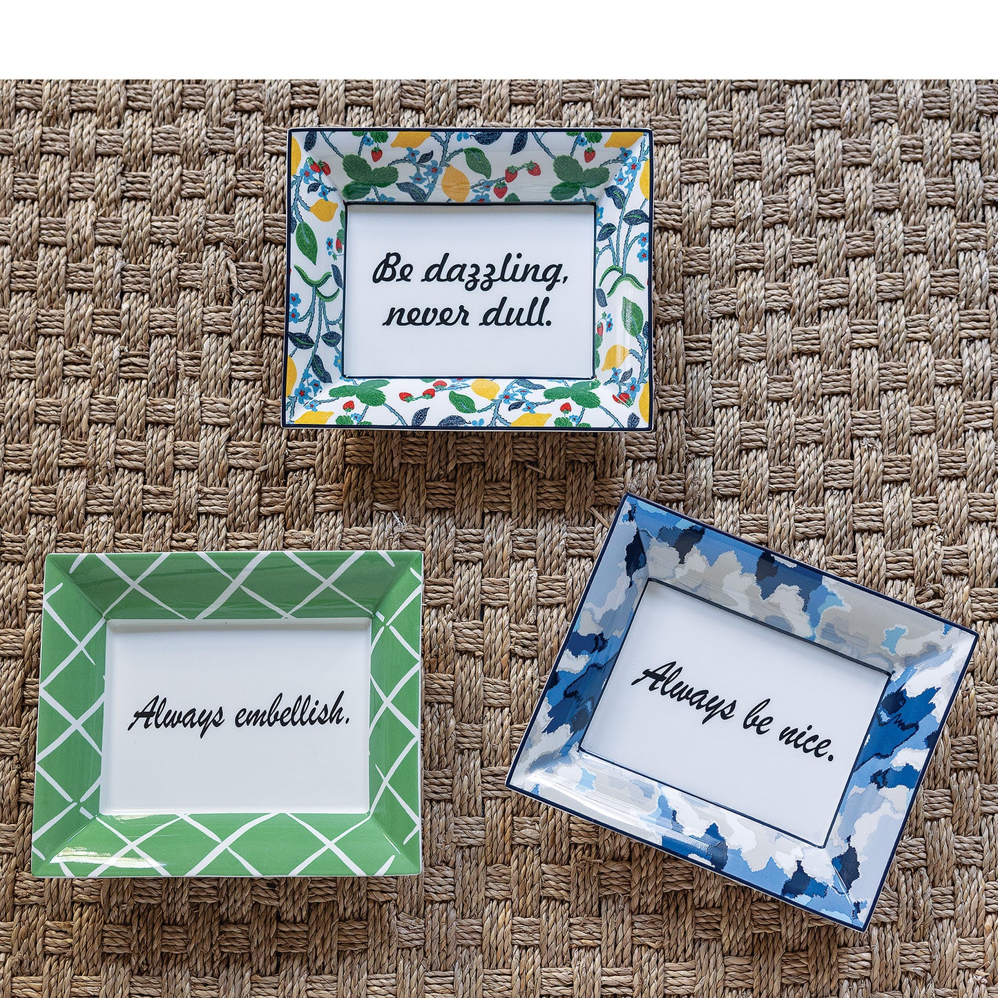 Dazzling And Nice Plate---set/3