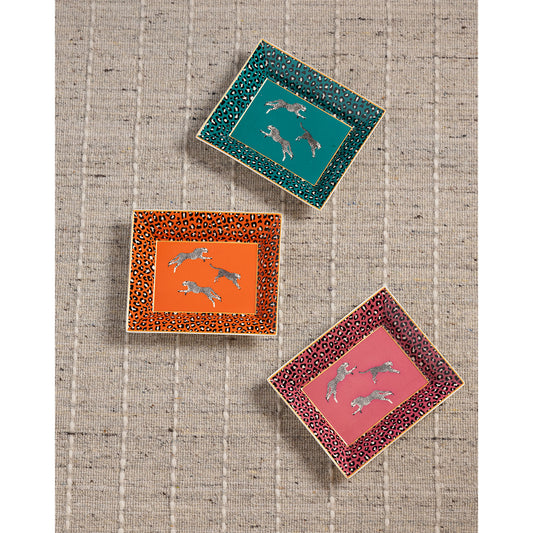 Leaping Cheetah Plates Set/3