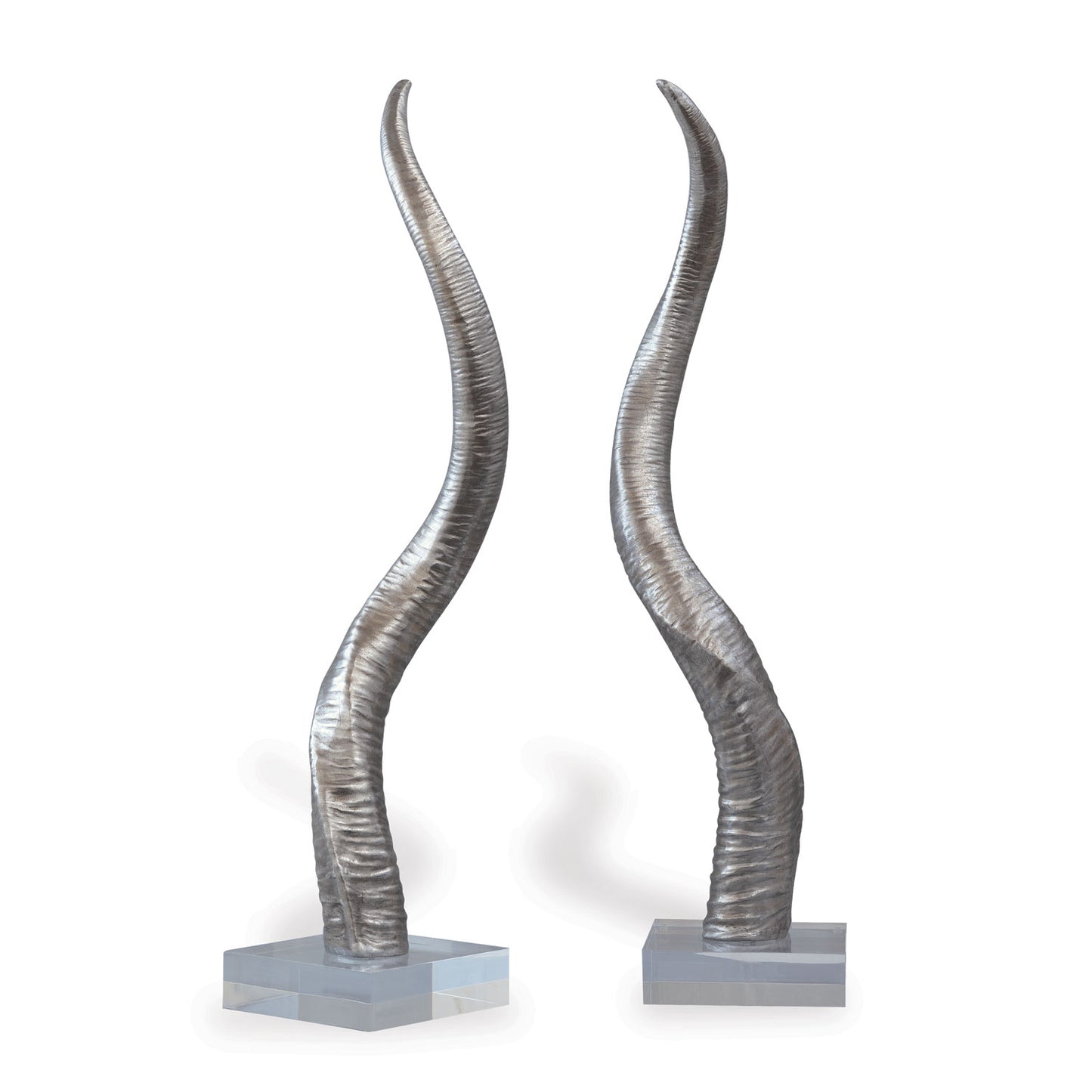 Safari Silver Horn Sculpture