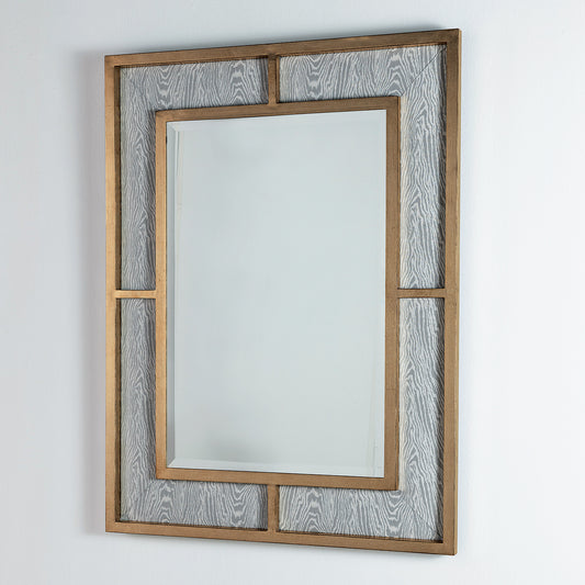 Bedford Mirror Gold - Faux Bois
