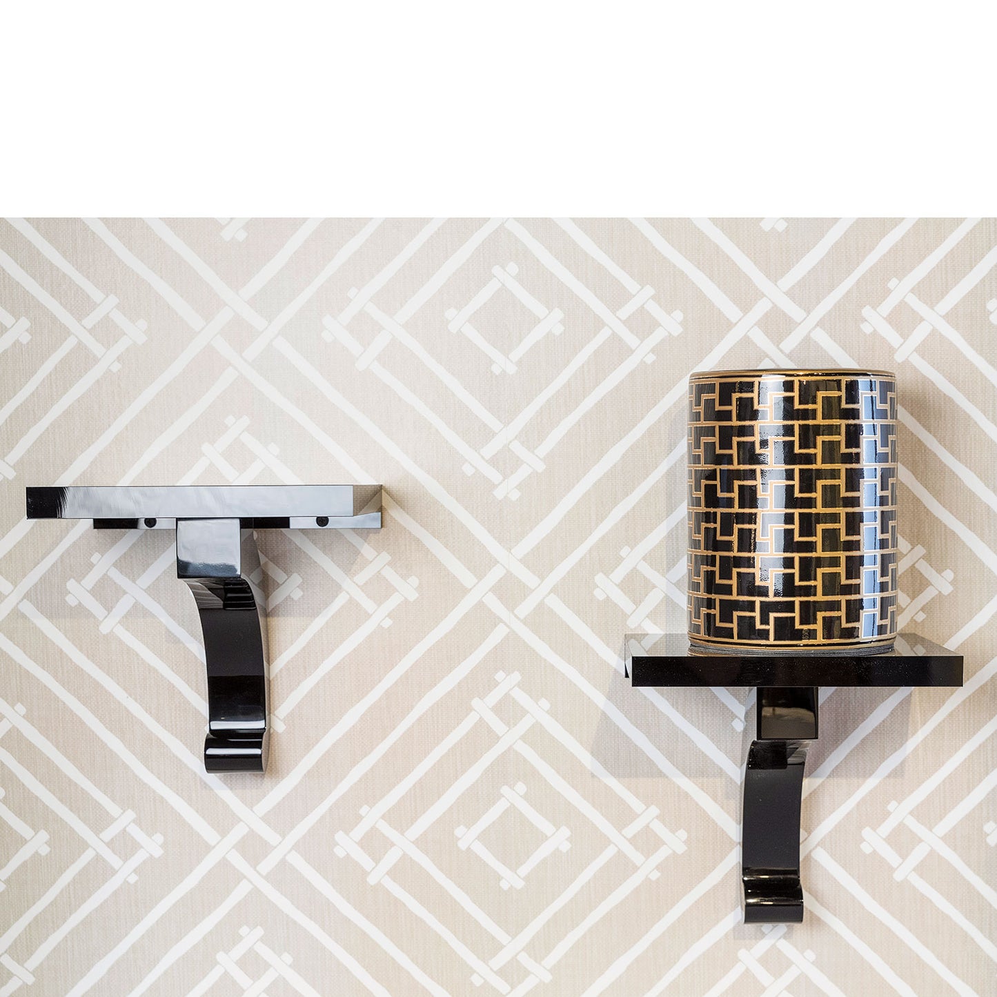 Glencoe Onyx Lucite Shelf