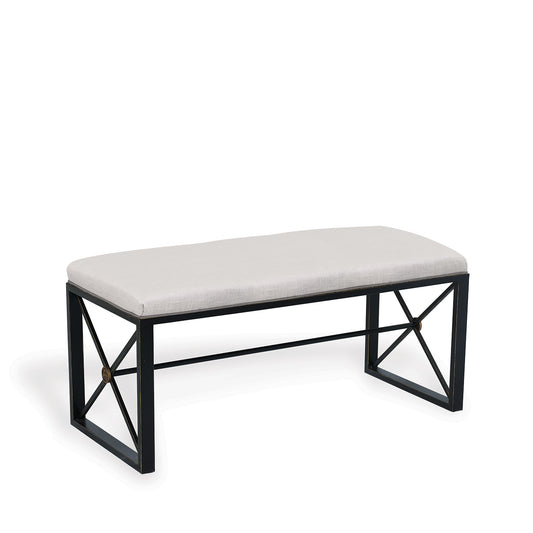 Medallion Black Double Bench