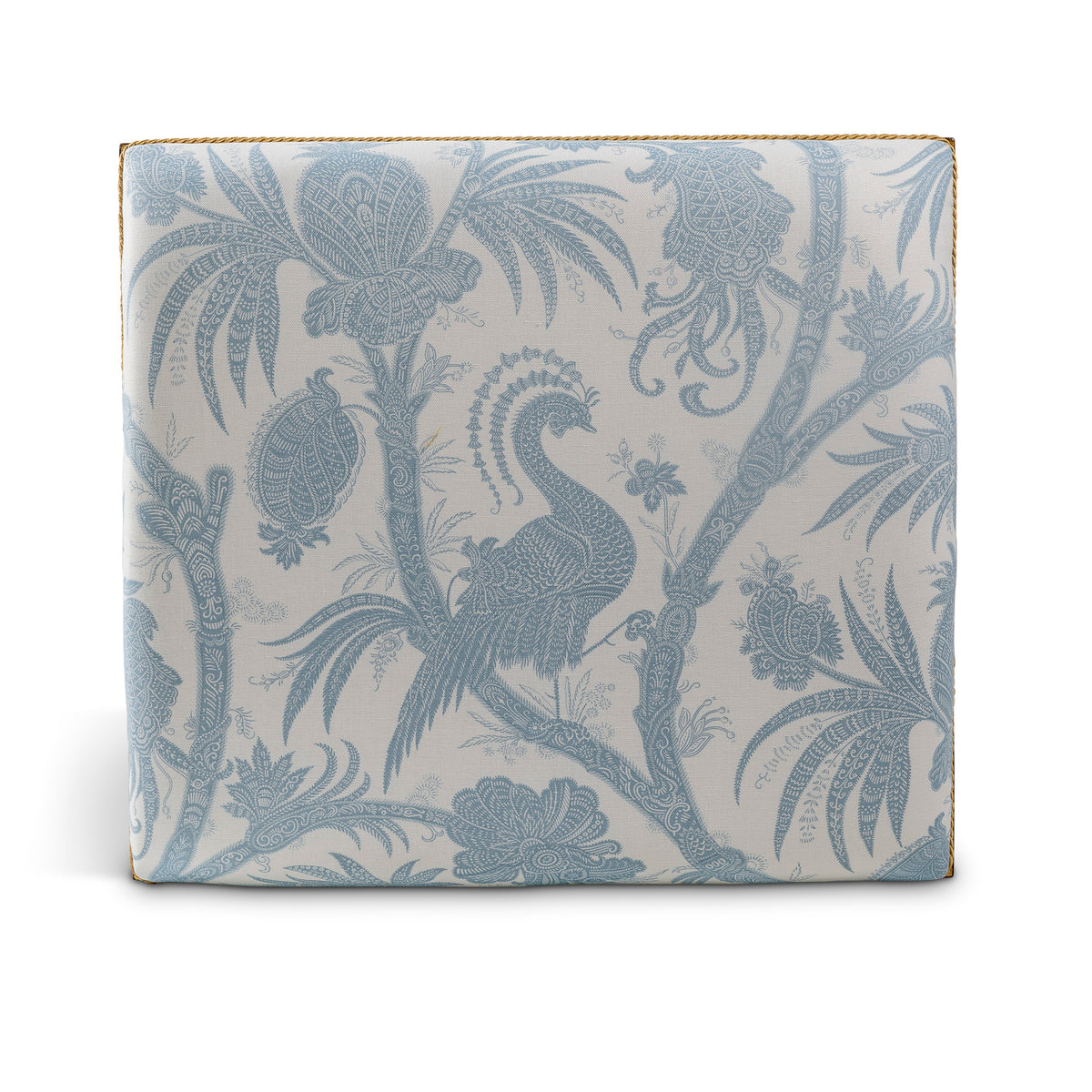 Medallion Black Balinese Peacock Sky Single Bench