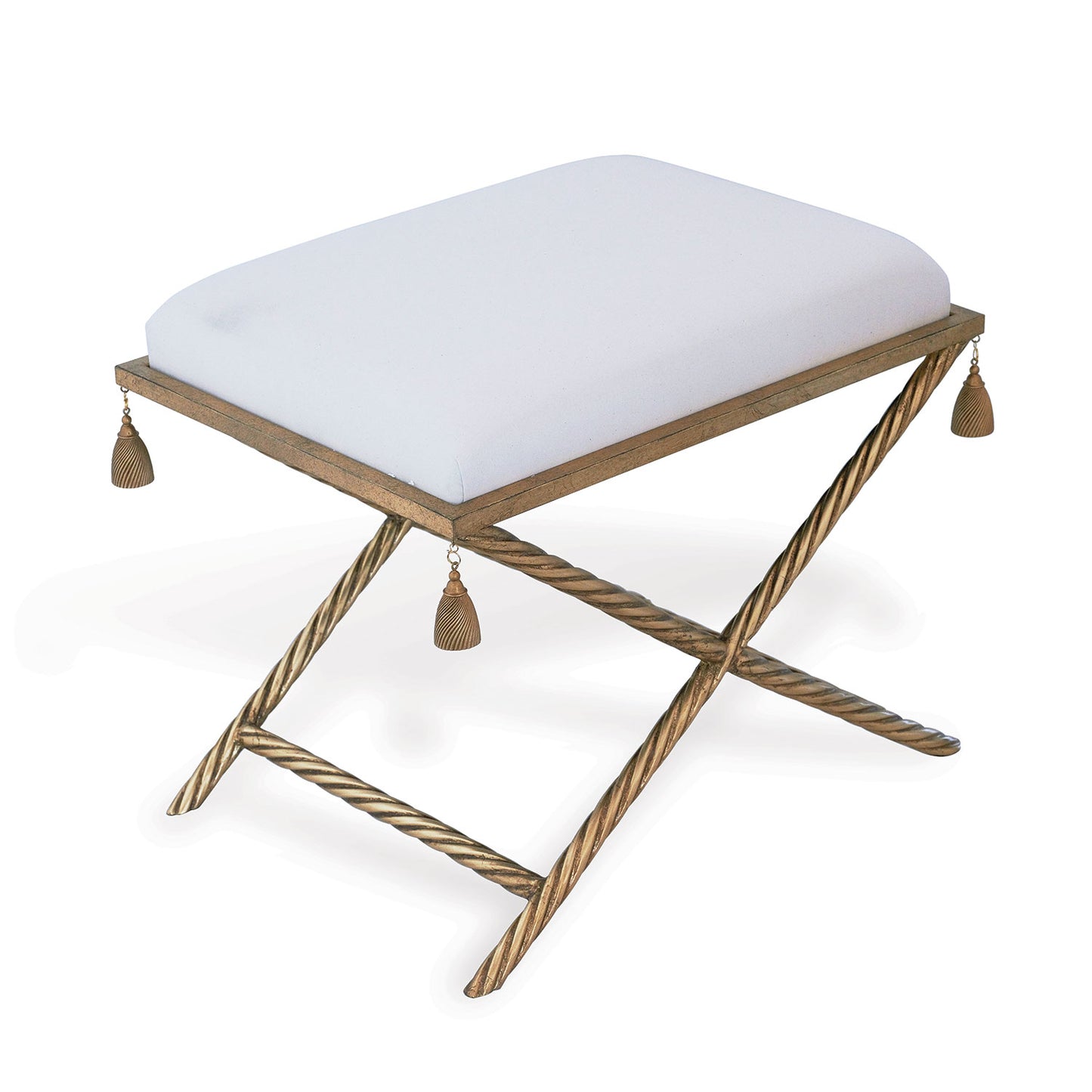 Delfern Gold Bench With COM Fabric