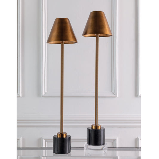 Parliament Brass Buffet Lamp (set Of 2)