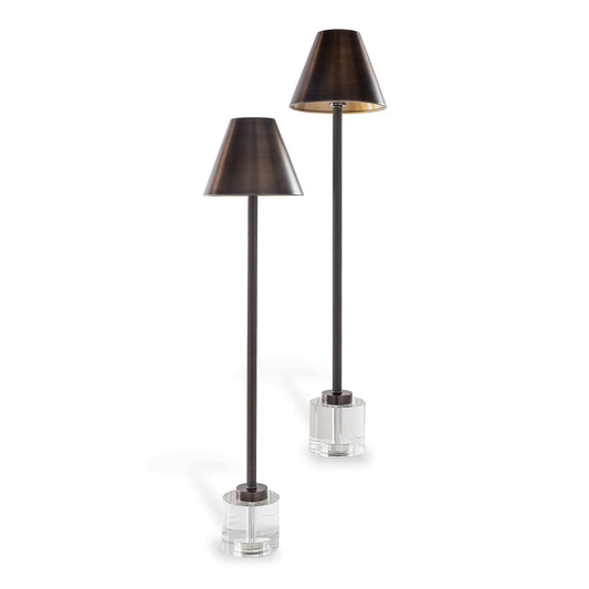 Parliament Crystal/bronze Buffet Lamp (set/2)
