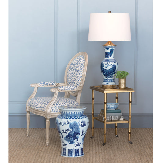Chow Blue Lamp