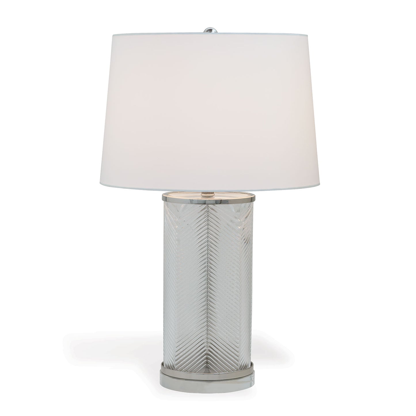 Westwood Clear/Nickel Lamp 28"H