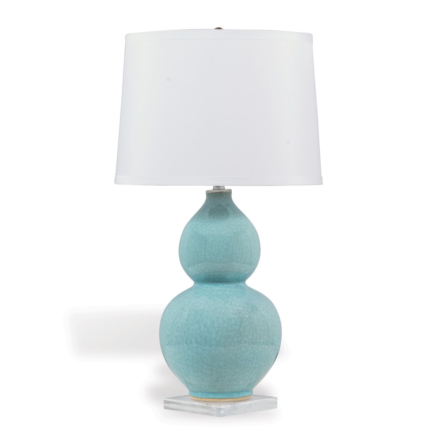 Pearl Blue Lamp 32"H