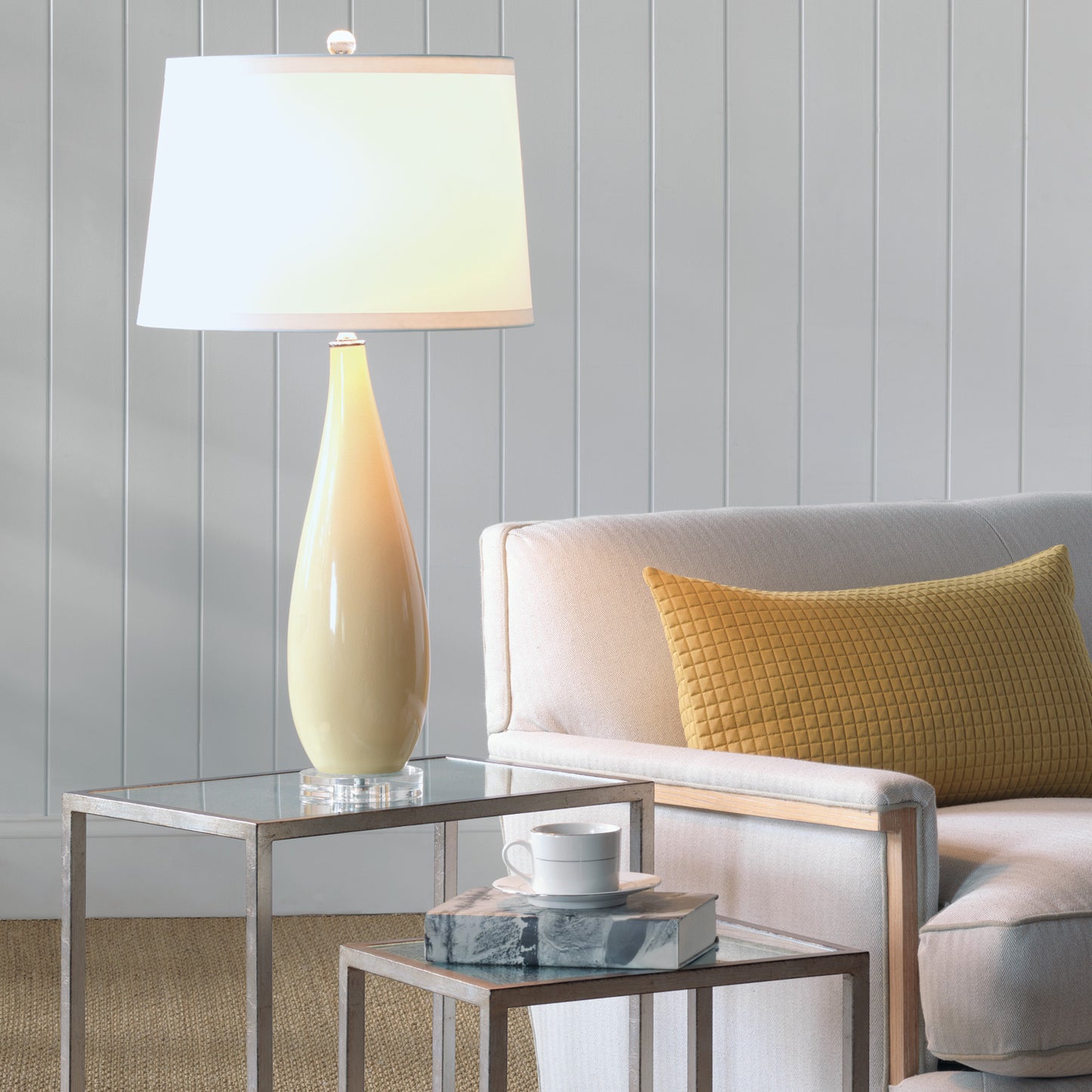 Emma Lemon Lamp 32"H