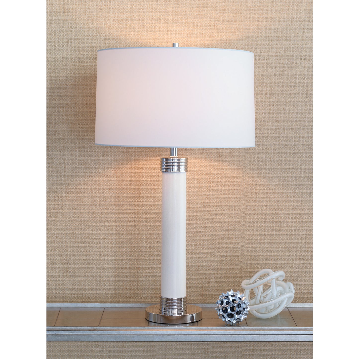 Dearborn Cream Lamp 31"H