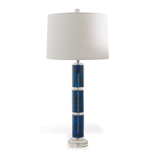 Malachite Blue Lamp