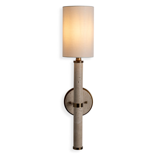 Tivoli Natural / Brass Sconce