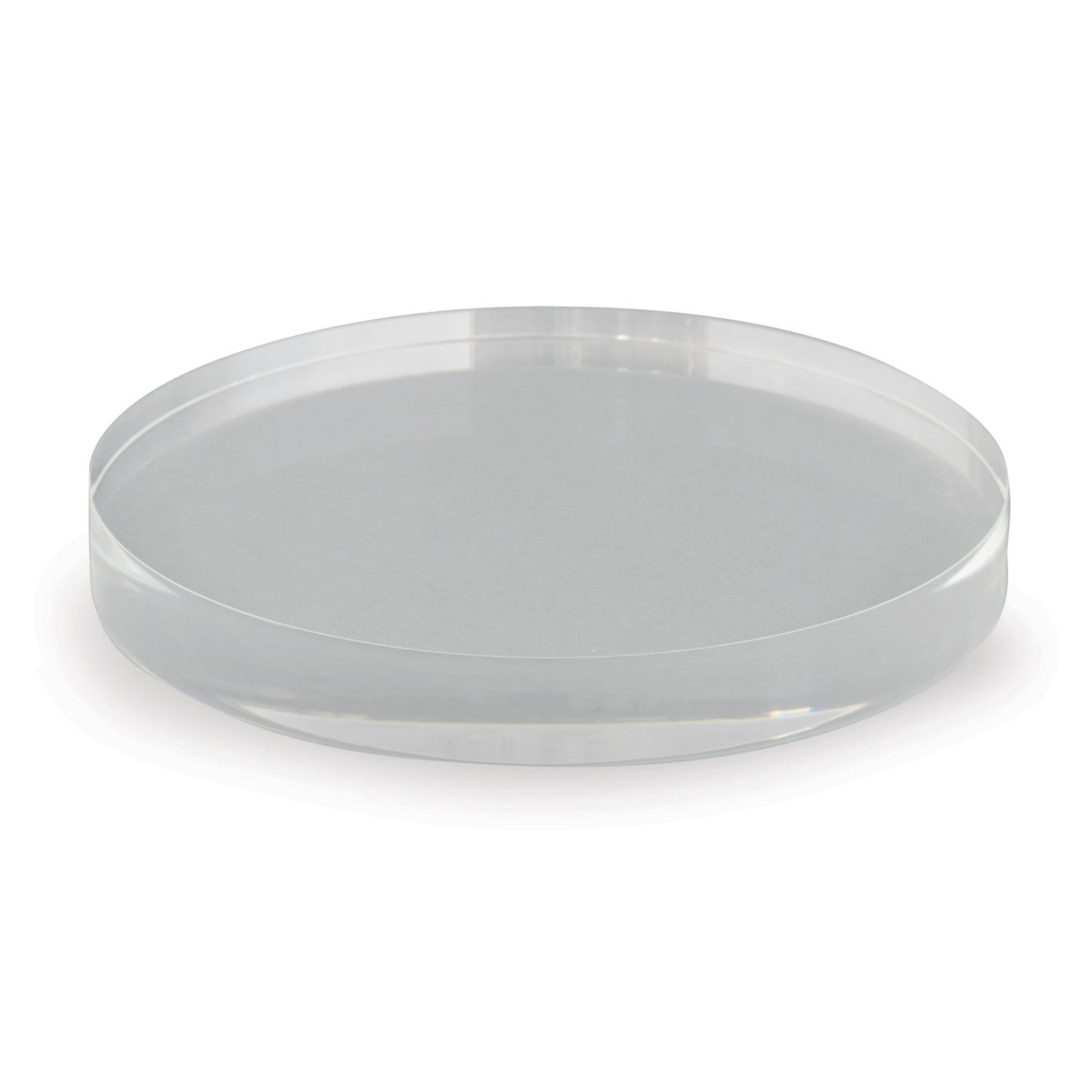 Clear Lucite Round Stand 5"d (set of 2)