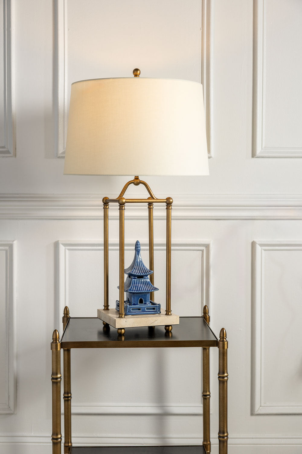 Gazebo Brass Lamp