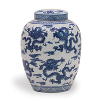 Dragon Navy Jar