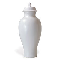 Odeon White Tall Jar