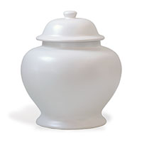 Odeon White Short Jar