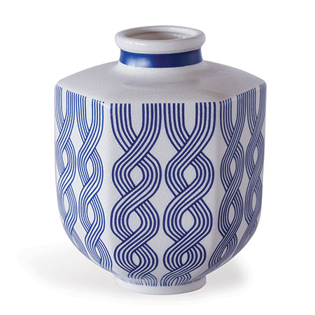 Evelyn Blue Small Vase