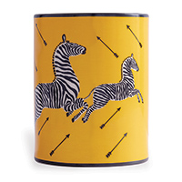 Zebra Yellow Ice Bucket