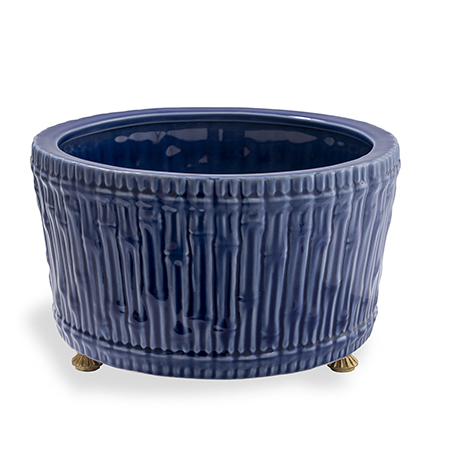 Bamboo Garden Planter Blue