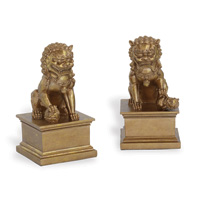 Foodog Gold Bookends (set Of 2)