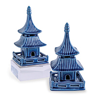 Pagoda Blue Objects Short