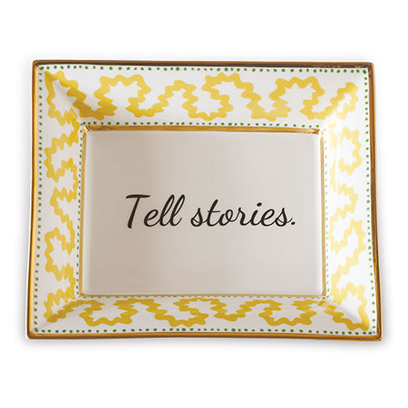 Tell Stories Plate (set Of 2)