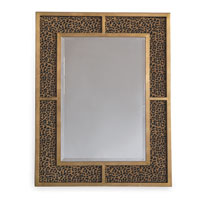 Bedford Gold Wild Leopard Mirror