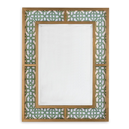 Bedford Mirror Gold "Levens Trellis"