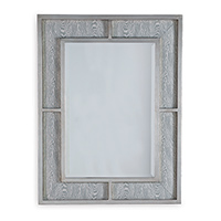 Bedford  Mirror  Silver - Faux Bois