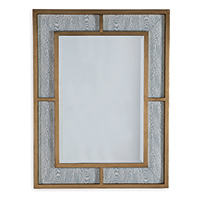 Bedford Mirror Gold - Faux Bois