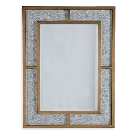 Bedford Mirror Gold - Faux Bois