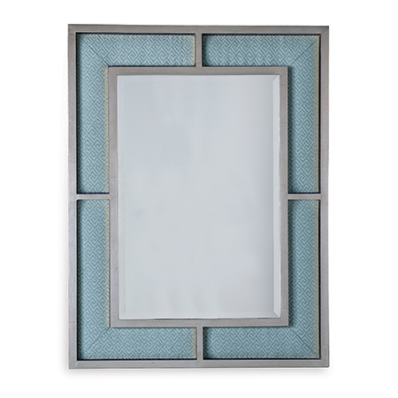 Bedford Silver Mirror / Nigel Celadon Fabric