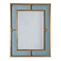 Bedford Gold Mirror / Nigel Celadon Fabric