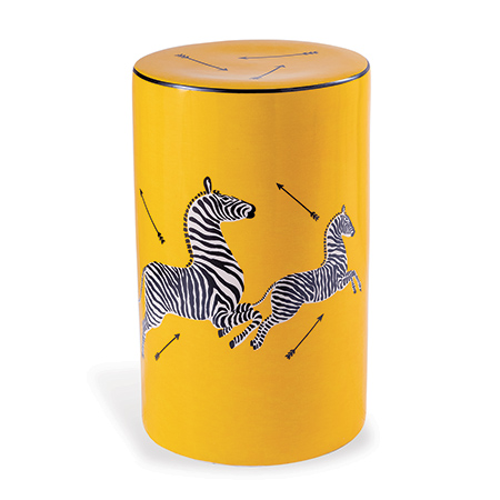 Zebra Yellow Stool