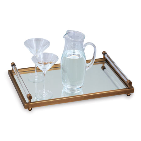 Moderne Brass Tray