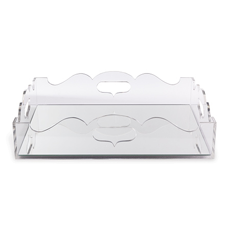 Queen Anne Lucite Tray