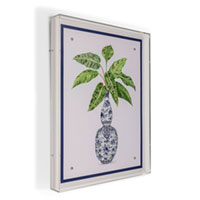 Blue Floral Vase