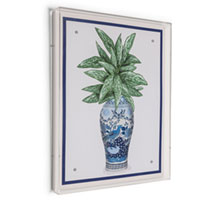 Blue Bird Vase