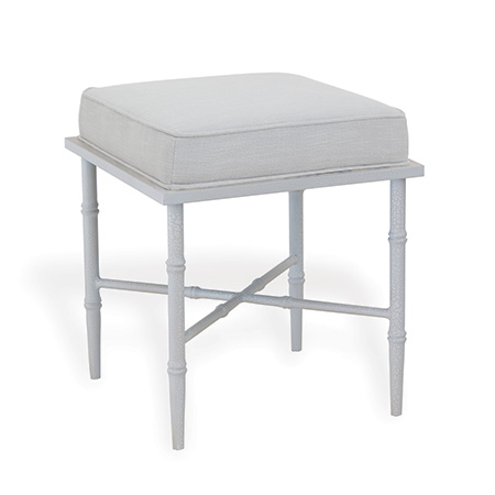 Doheny Antiqued White Bench