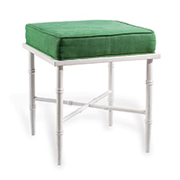 Doheny White Single Bench Breeze Kelly