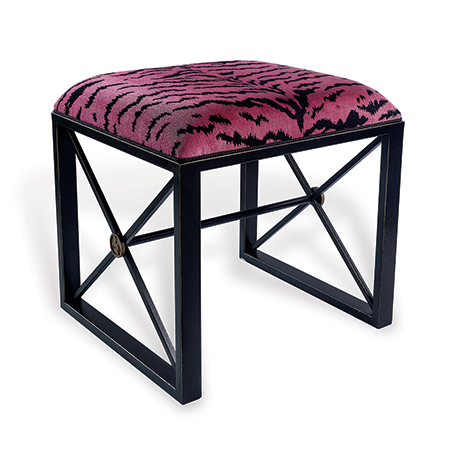 Medallion Black Le Tigre Red Single Bench