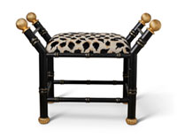 Boca Black Ocelot Black Bench