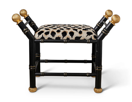 Boca Black Ocelot Black Bench